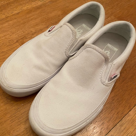Vans Pro white slip on sneakers  M5, W6.5 unisex - Picture 14 of 16
